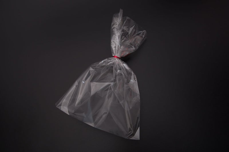 Mini Skater 100Pcs Clear Treat Bags OPP Cello Cellophane Bag With 100Pcs Red Color Twist Ties For Wedding Gift Candy Cookie Bakery Bread Dessert (8" x 12") - Image 4